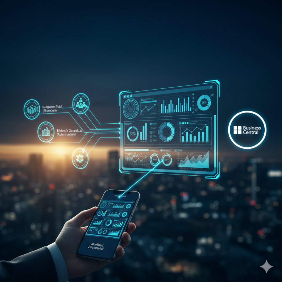 Dashboard digital de Real Estate 365 mostrando la integración y centralización de datos financieros y operativos en la plataforma ERP de Alphatec.